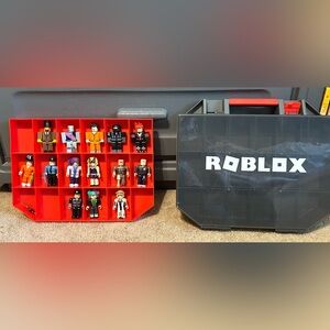 Roblox figures and case
